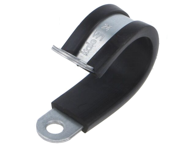 Bevestigingsbeugel; Øbundel: 24mm; W: 15mm; staal; Ømont.op: 6,4mm Bevestigingsbeugel; Øbundel: 24mm; W: 15mm; staal; Ømont.op: 6,4mm